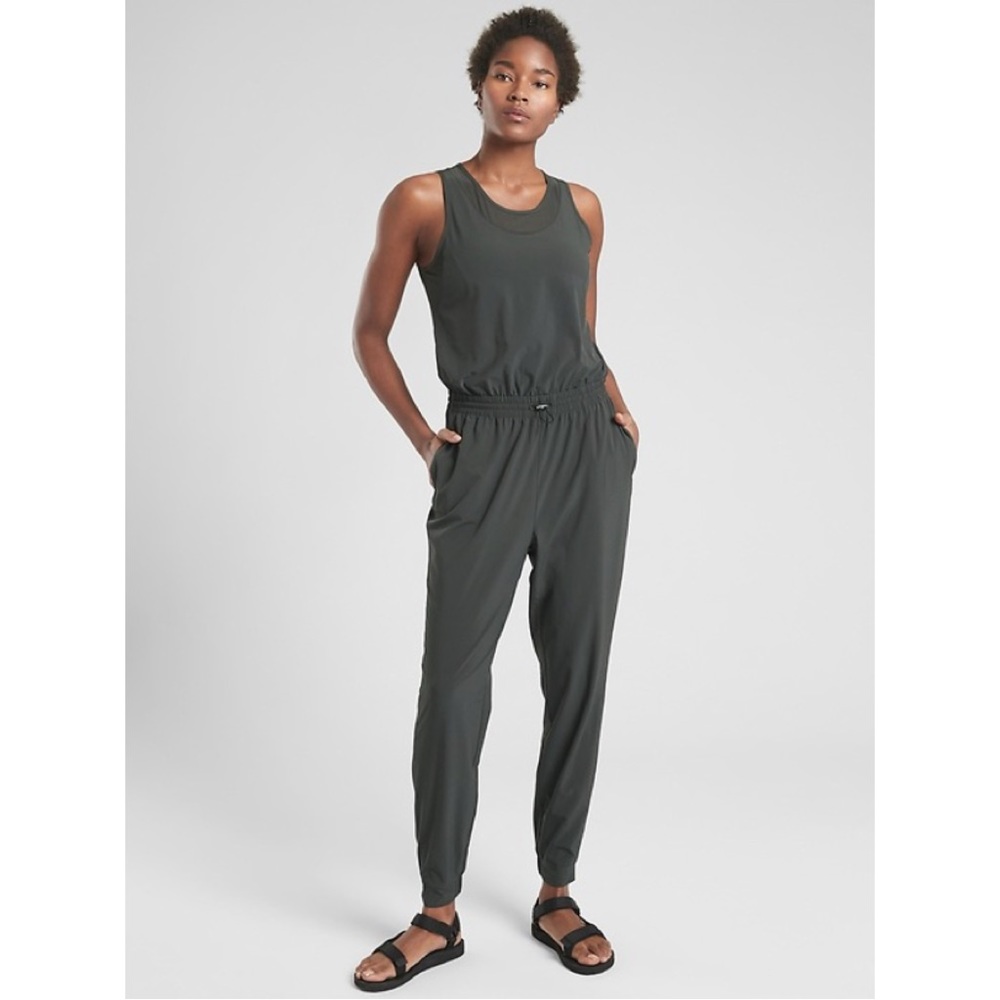 Athleta Hillside Mesh Jumpsuit